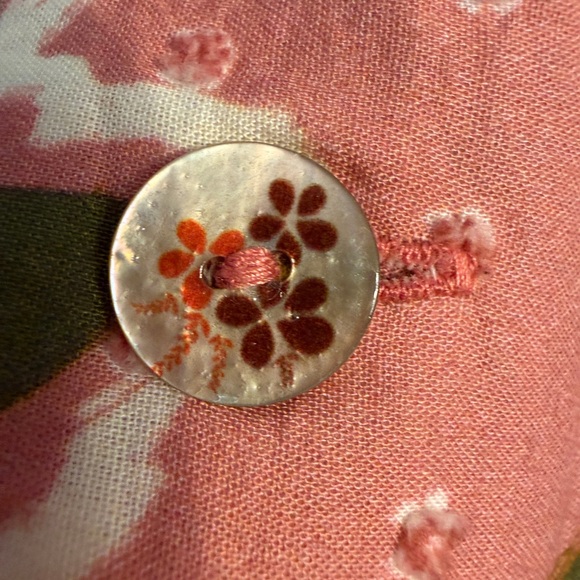 FARM Rio Aura Peasant Dress. Pink floral size medium. Size Medium - Picture 8 of 16